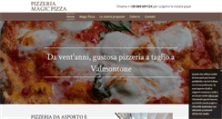 Desktop Screenshot of pizzeriamagicpizzavalmontone.com